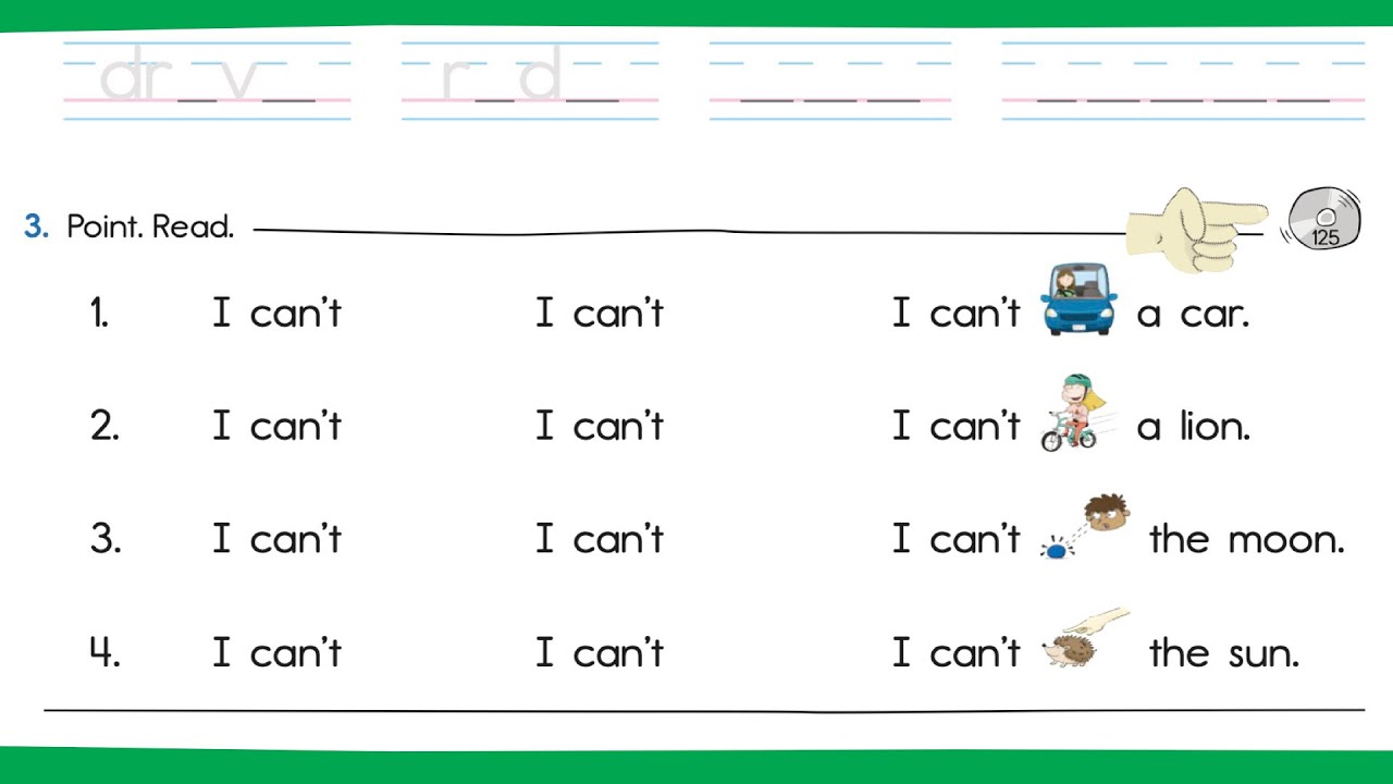 125. Think Read Write 3 - Unit 6 CAN'T Rebus Chant - by ELF Learning ...