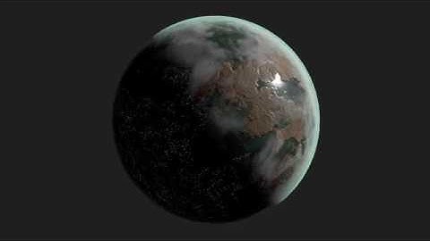 Procedural Planet Made In Blender