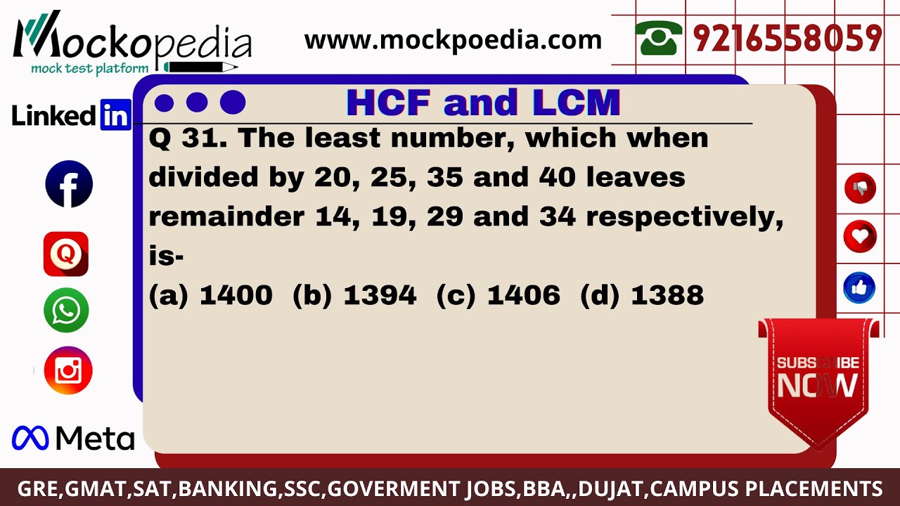 Q31 The Least Number Which When Divided By 20 25 35 And 40 Leaves q31-the-least-number-which-when-divided-by-20-25-35-and-40-leaves