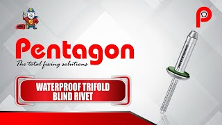 PENTAGON WATERPROOF TRIFOLD BLIND RIVET