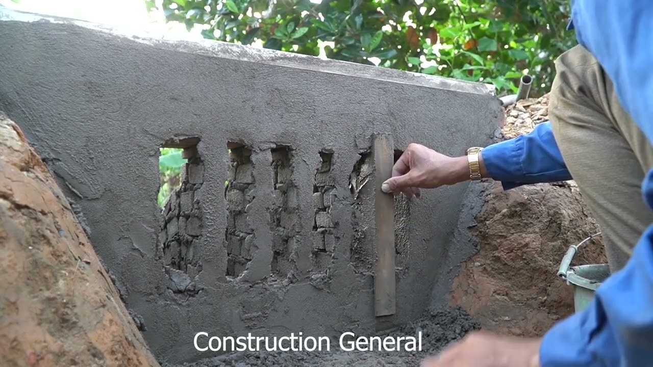 Mini  Dam Construction With Six Gates Water Discharge