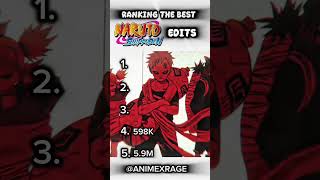 Ranking the best NARUTO EDITS (part-2)#anime #naruto #trending