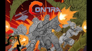 Contra: Operation Galuga Demo Arcade Mode PS5 (Normal Difficulty and Health Meter)
