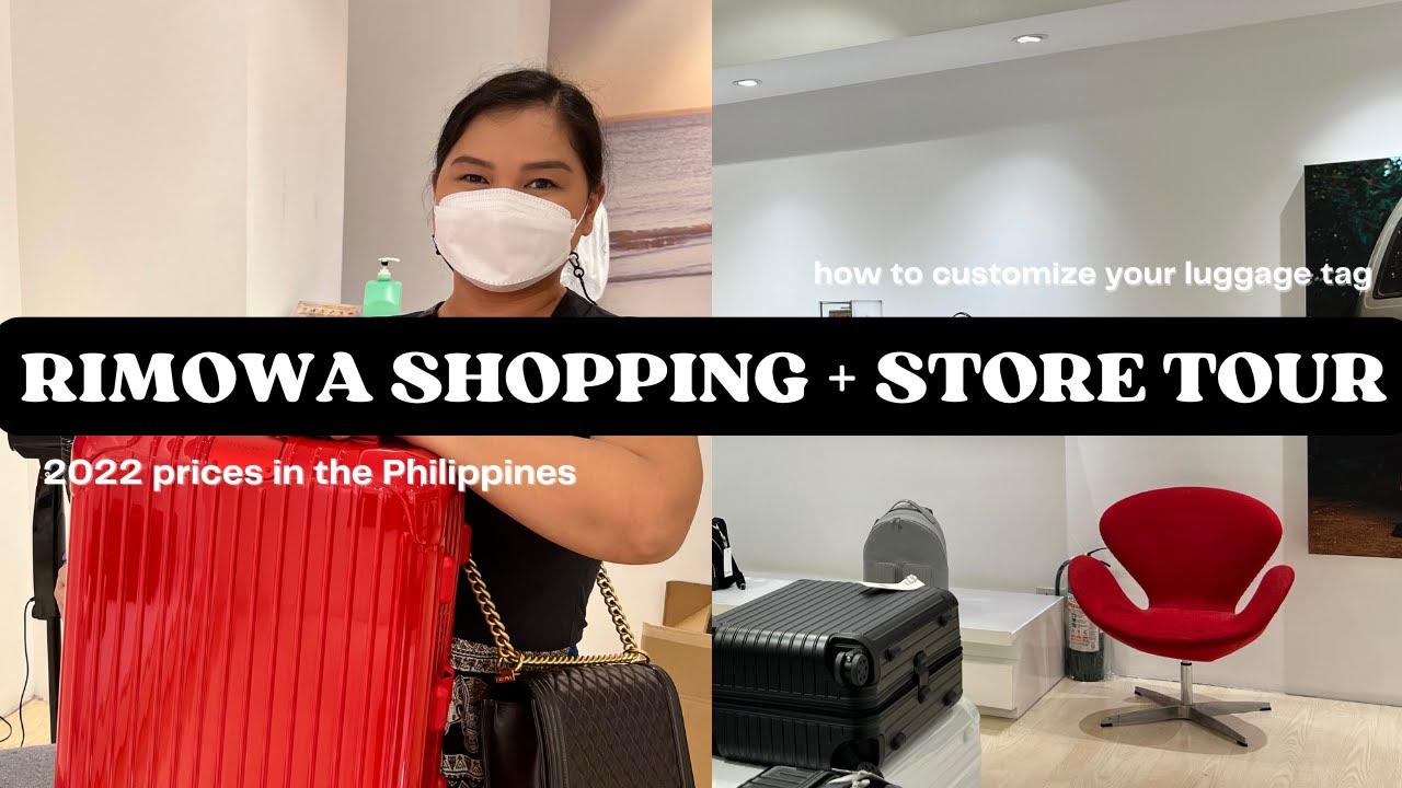 Rimowa Shopping and Store Tour + 2022 Philippine Prices 