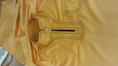 New Placket design with zip