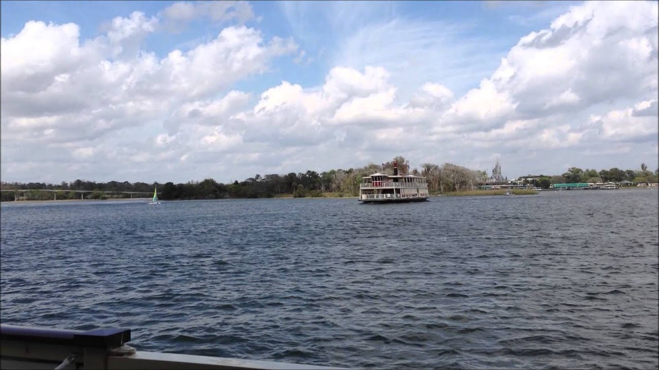 mickey rourke Taking a Ride on the General Joe Potter Ferryboat to the Magic Kingdom