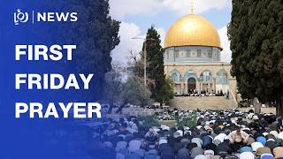 First Friday prayers after reopening of Al-Aqsa Mosque