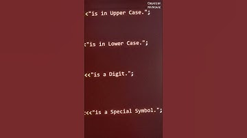 upper lower case digit special character in C++