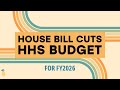 House GOP Propose 6% Cut to US Dept. of Health and Human Services