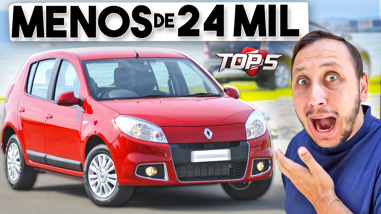 5 CARROS IMPERDÍVEIS e BARATOS em 2026 😱 (quase ninguém olha!)