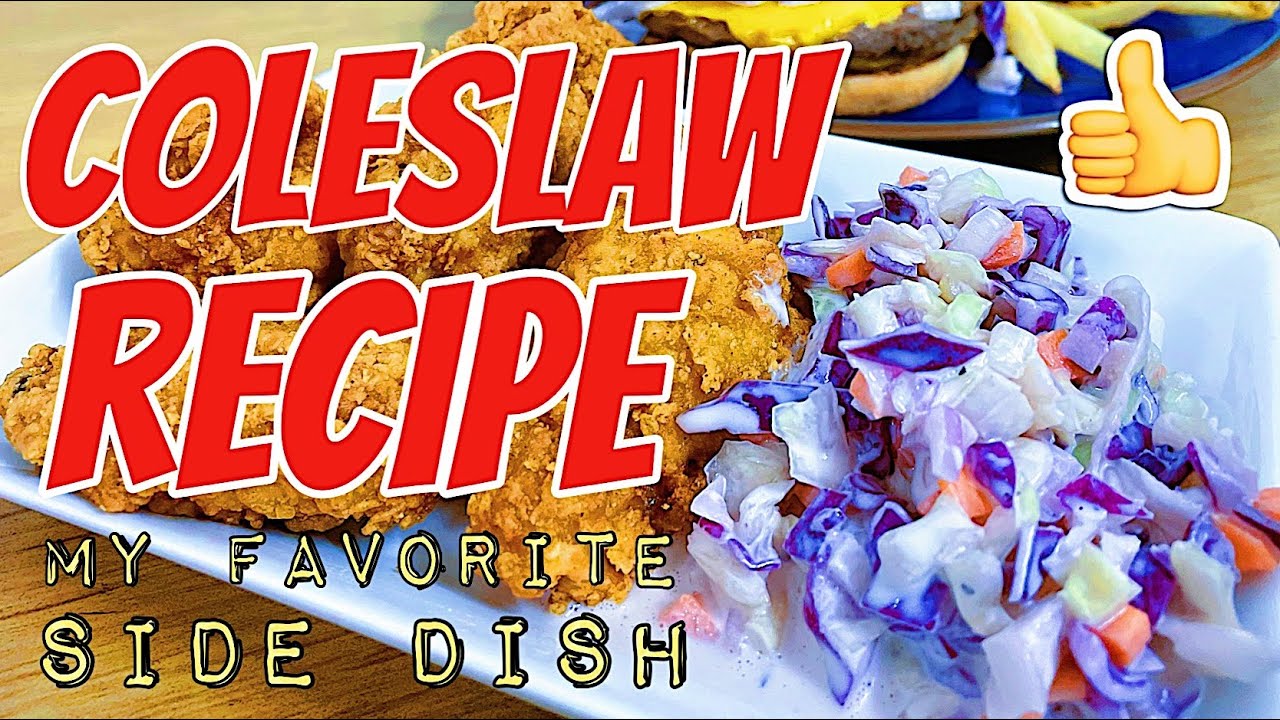 EASY COLESLAW RECIPE YouTube