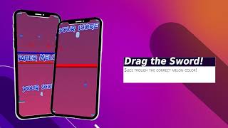 Saber Melon : Mobile App game trailer screenshot 5