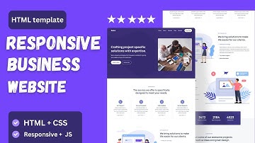 🚀 Business Agency Website Design Using HTML, CSS & JavaScript 💻