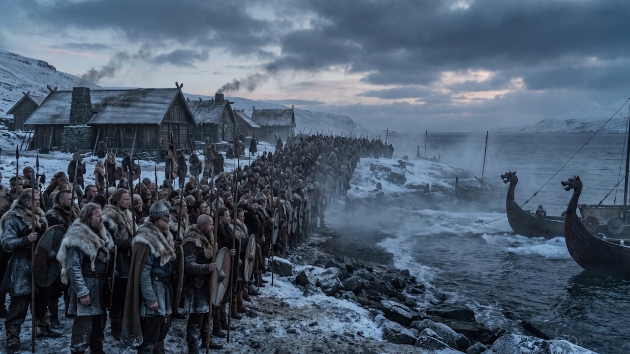Vikings Unite in the Frostbitten Lands | Epic Norse Warrior Music ⚔️