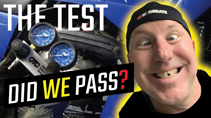 Easy Compression + Leak Down Test ATV Four Stroke | Yamaha Wolverine 350 4x4