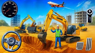 Mega City Highway Construction 3D Simulator | Android Truck Driving Game | JCB & Excavator Gameplay screenshot 4