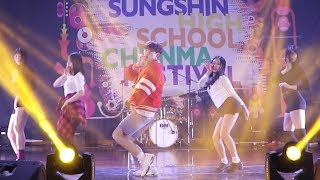 GoToe - Lip & Hip Fancam in highschool festival (HyunA - Lip & Hip) [GoToe COVER]