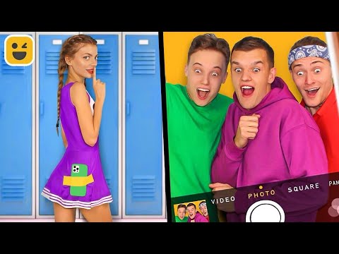 GOOD STUDENTS vs BAD STUDENTS! Funny Situations & Smart DIY Ideas by Mr Degree