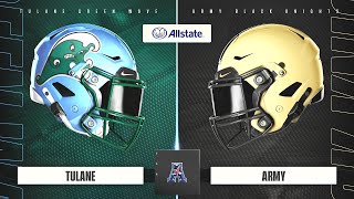 NCAA Football 25 - Tulane Green Wave Vs Army Black Knights PS5 American Athletic Championship