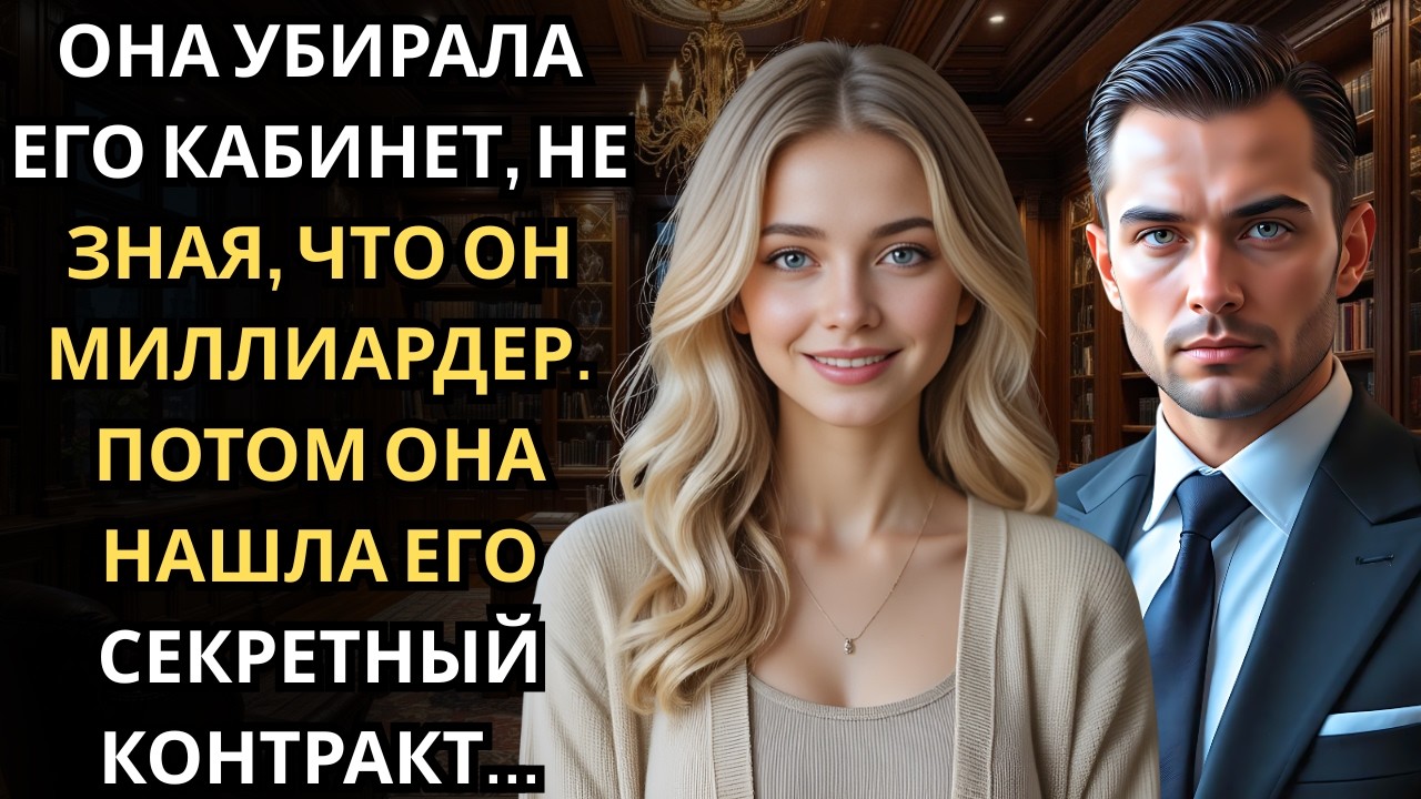 В огромном доме горничная убирала кабинет молча… не зная, что хозяин был миллиардером CEO.