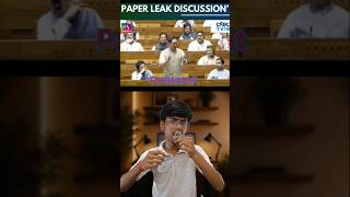 NEET Paper Leak Protest Explained | Parliament Me Hungama 😱 | Latest India News 2026 #shorts