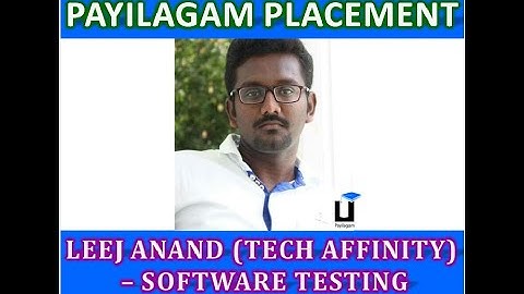 Motivational Videos - Leej Anand (TechAffinity) - Software Testing Training in Chennai - Payilagam