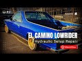 Watch this Broken El Camino Lowrider Hydraulic setup be Easily Repaired!