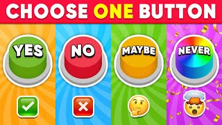 Choose One Button! YES or NO or MAYBE or NEVER Edition 🟢🔴🟡🟣 Quiz Shiba screenshot 5