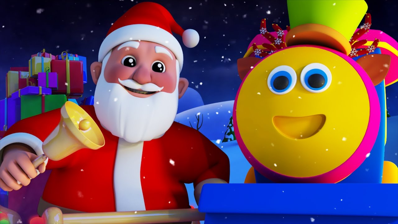 jingle bells lyrics in english Bob the train | jingle bells | merry Christmas | Xmas carols for kids | Bob the train