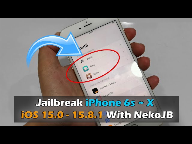 How To Jailbreak  iPhone 6s ~ X  | iOS 15.0 - 15.8.1 With NekoJB