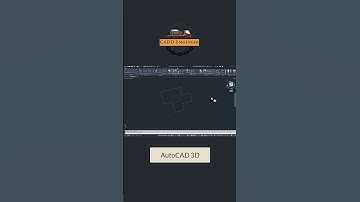 Extrude in AutoCAD #tutorial #cadsoftware #cadd_engineer #design