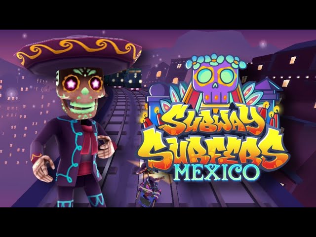 Subway surfers Mexico Halloween - scarlett VS Manny ZOMBIE JAKE Zoe MIKE  Character Chinese version 