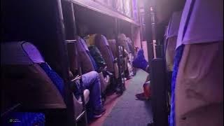Bis Malam India Delhi 4K Bis GOLA Bus Mania Sleeper Seat Combination Over Night Rest Area Prindapan