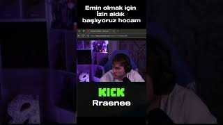 Başlıyoruz💪💪 |Rraenee #rraenee #twitch #kick #gaming #funny #elraenn #memes #lockdownprotocol