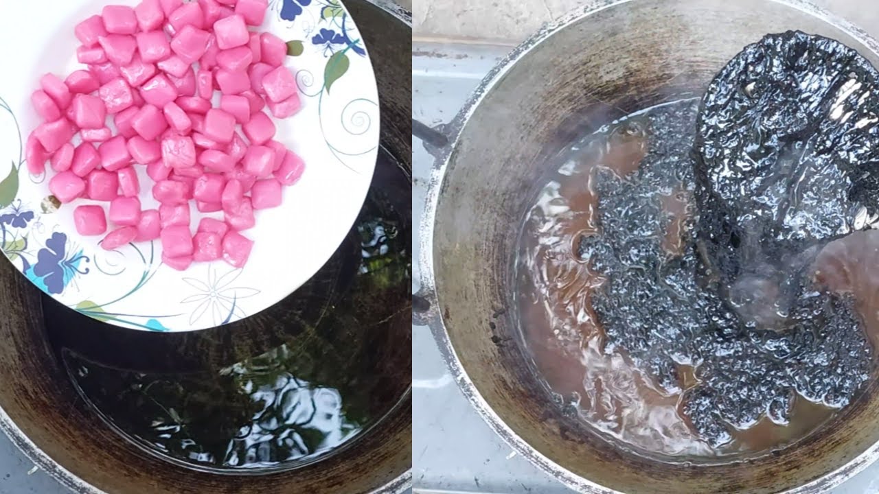 Center Fruit VS Hot Oil | What Will Happen?