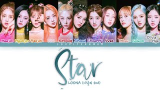 LOONA (이달의 소녀) – Star (Voice [목소리] English Ver.) Lyrics (Color Coded Eng)