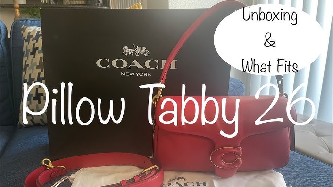 Coach Pillow Tabby Shoulder Bag 26 Red Apple