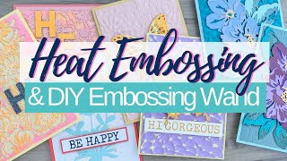 Heat Embossing Hacks & DIY Embossing Wand + Lots Of Tips