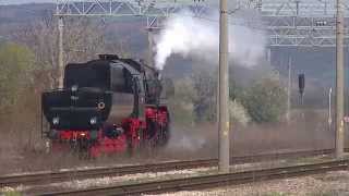 Bulgarian State Railways - Steam Engine 16.27 after restoration