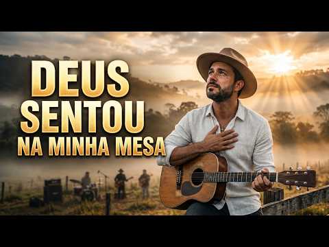 Deus Sentou na Minha Mesa Quando Todo Mundo Foi Embora | Modão Gospel Emocionante