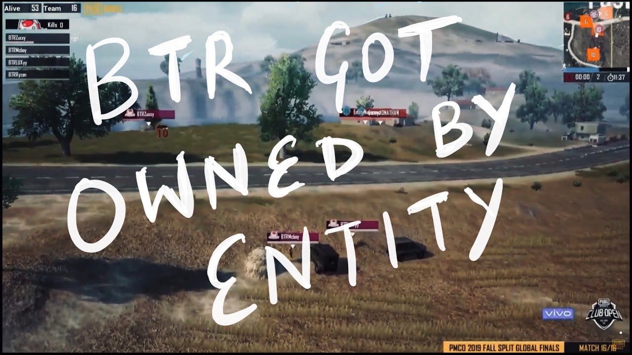 ENTITY | WATCH HOW ENTITY GAMING WRECKED WORLD CHAMPION BTR IN THE LAST PMCO MATCH | 