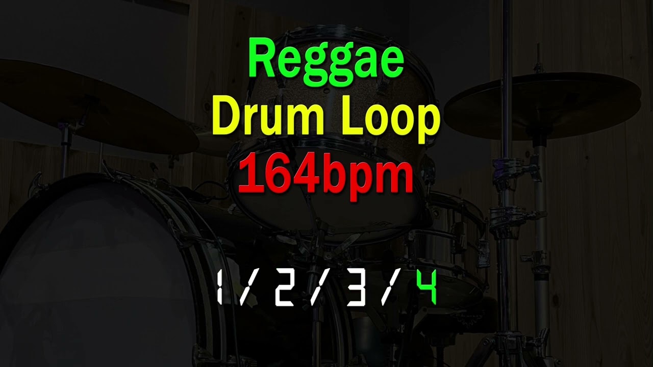 Reggae Drum Loop - 164bpm