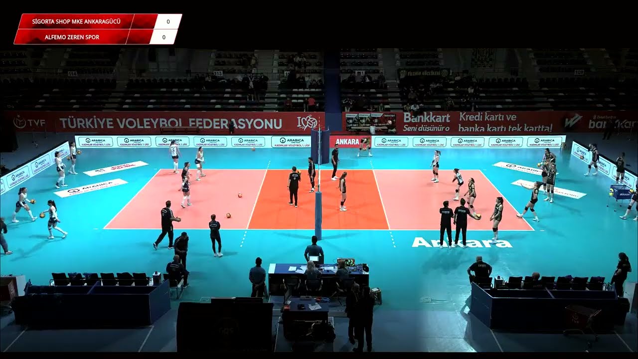 SİGORTA SHOP MKE ANKARAGÜCÜ - ALFEMO ZEREN SPOR Arabica Coffee House Kadınlar Voleybol 1.Ligi