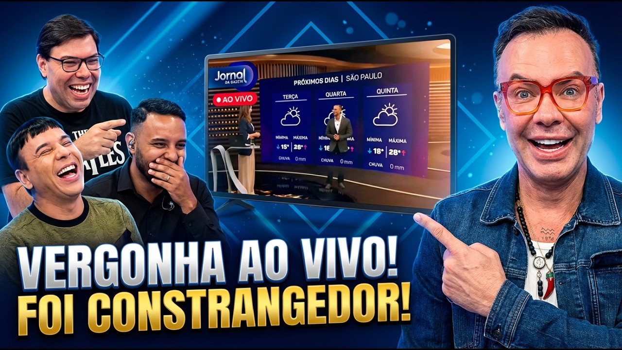 Estreia da Gazeta vira festival de erros ao vivo