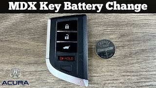 How To Replace ACURA MDX Key Fob Battery 2022 - 2024 DIY Change Replacement MDX Remote Batteries