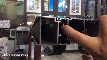 Cách trừ cửa đi 2 cánh nhôm xingfa. Rất dễ hiểu