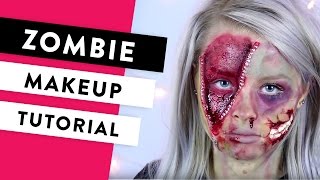 zombie face painting tutorial