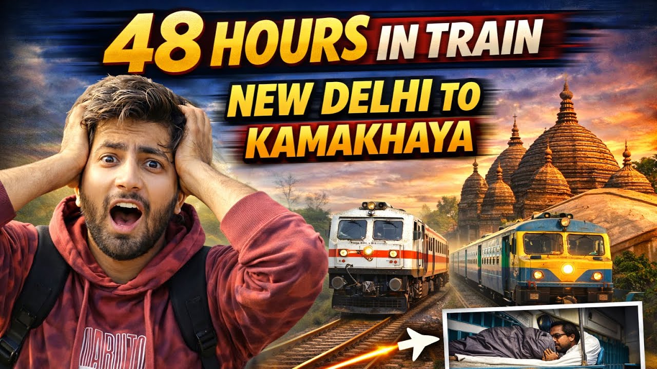 48 Hours Train Journey | New Delhi to Kamakhya Devi | Indian Railways Vlog