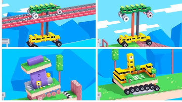 Fancade Drive Mad 🚗🔥 All Mixed Levels Full Gameplay Walkthrough | Fancade Game A.P.N(229)