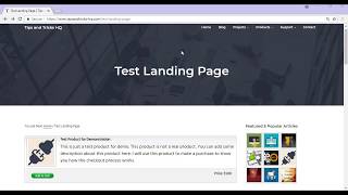 Stripe Gateway Checkout Demo with WP eStore Plugin